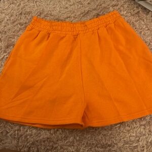 PrettyLittleThing Vibrant Orange Athletic Shorts